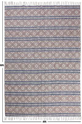Indoor Kitchen Carpet Handmade Cotton Dhurrie Throw Rug Area Rugs Bohomian Kilims 3