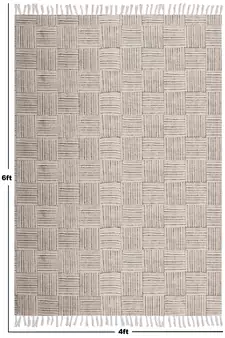Geometric Rug Handmade Cotton Dhurrie Area Rugs Bohomian Kilims Indoor