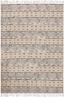 Handmade Cotton Dhurrie Boho Kilims Indoor Kitchen Flatwoven Throw Rug