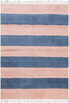 Indian Natural Rug Yoga Kilim Hand Block Printed Dhurrie Garden Area Carpet 1