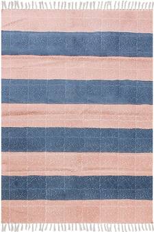 Indian Natural Rug Yoga Kilim Hand Block Printed Dhurrie Garden Area Carpet