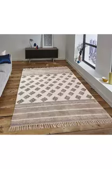 Indian Handmade Cotton Durries Kitchen Area Rug Living Room Carpet Bedroom Rugs