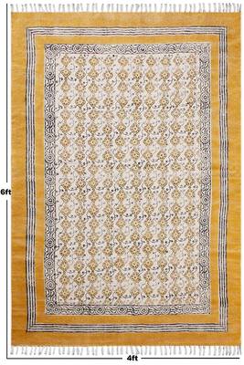 Indian Handwoven Cotton Durries Gray Carpets Outdoor Rug Bathroom Carpet 3