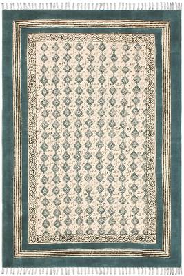 Flat Weave Kilim Dhurrie Geometric Handmade Pure Cotton Carpet Cotton Rug 1