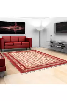Indian Hand Block Printed Kitchen Carpet Handmade Pure Cotton Rug kilim Area Rug