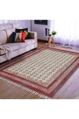 Moroccan Rug Natural Handmade Cotton Durries Dining Room Rugs Living Room Carpets 2