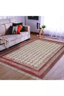 Moroccan Rug Natural Handmade Cotton Durries Dining Room Rugs Living Room Carpets