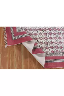Moroccan Rug Natural Handmade Cotton Durries Dining Room Rugs Living Room Carpets