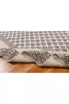 Home Decor Kilim Handmade Pure Cotton Carpet Hand Block Printed Dhurrie