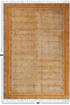 Handmade Pure Cotton Rug Traditional Floor Area Kilim Indian Flat Weave Dhurrie