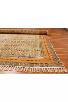 Handmade Pure Cotton Rug Traditional Floor Area Kilim Indian Flat Weave Dhurrie