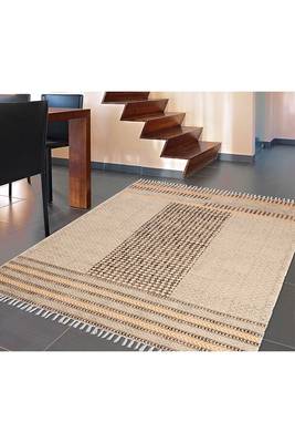 Handmade Cotton Durries Hallway Rug Large Area Rugs Yoga Mat Living Room Carpet 2
