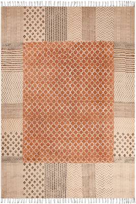 Outdoor Kilim Indian Handmade Dhurrie Cotton Carpet Geometric Area Carpet 1