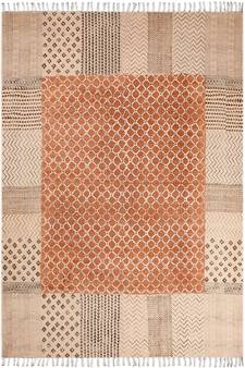Outdoor Kilim Indian Handmade Dhurrie Cotton Carpet Geometric Area Carpet
