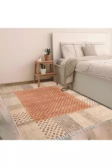 Outdoor Kilim Indian Handmade Dhurrie Cotton Carpet Geometric Area Carpet