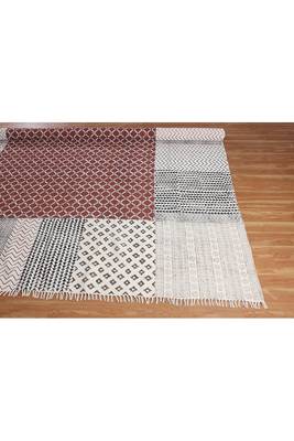 Finely Handmade Rug Living Room Carpet Traditional Area Dhurrie Indian Cotton Kilim 4