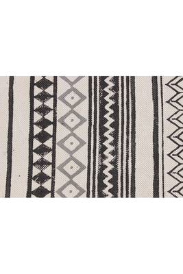 Geometric Cotton Rug Indian Fine Traditional Carpet Vintage Look Kilim 4