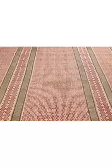 Hand Woven Cotton Durries Dining Room Carpets Yoga Outdoor Mats Kitchen Rugs