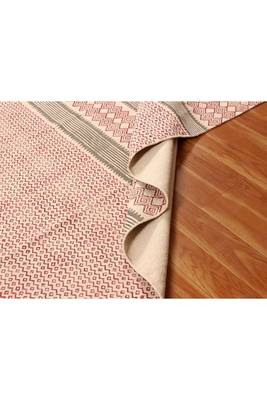 Hand Woven Cotton Durries Dining Room Carpets Yoga Outdoor Mats Kitchen Rugs 5