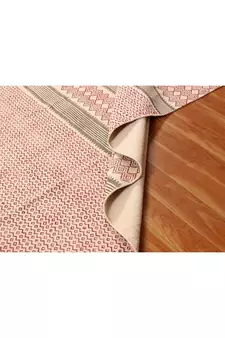 Hand Woven Cotton Durries Dining Room Carpets Yoga Outdoor Mats Kitchen Rugs