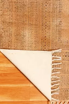 Decorative Carpet Pure Cotton Dhurrie Finely Woven Traditional Area Kilim Rug