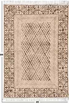 Home Decor Rugs Handmade Cotton Dhurries Traditional Carpet Kilim Area Rugs