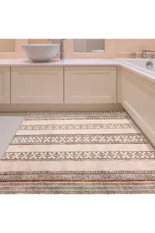 Natural Handmade Rug All over area Rug Cotton Kilim Geometric Rugs Area Mat