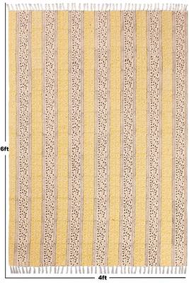 Modern Living Room Rug Traditional Cotton Durries Natural Handmade Rugs 3