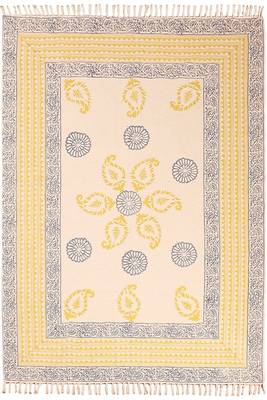 Geometric Cotton Carpet Kitchen Durrie Living Room Area Rug Outdoor Garden Yoga Durrie 1