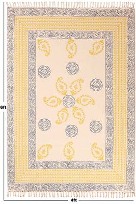 Geometric Cotton Carpet Kitchen Durrie Living Room Area Rug Outdoor Garden Yoga Durrie 3