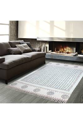 Indian Bohemian Rug Handmade Cotton Kilim Outdoor Area Rugs Yoga Mats 2