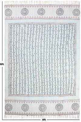 Indian Bohemian Rug Handmade Cotton Kilim Outdoor Area Rugs Yoga Mats 3