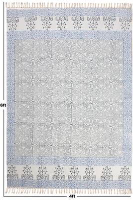 Traditional Rugs Dining Room Carpet Kids Mat Cotton Kilim Area Rug 3