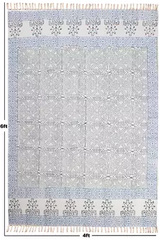 Traditional Rugs Dining Room Carpet Kids Mat Cotton Kilim Area Rug