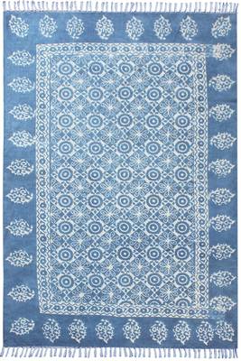 Indian Handmade Area Rug Outdoor Garden Cotton Rug Kitchen Kilim Dining Room Rug 1