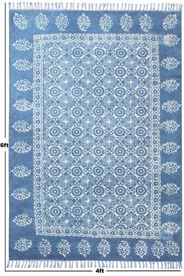 Indian Handmade Area Rug Outdoor Garden Cotton Rug Kitchen Kilim Dining Room Rug 3