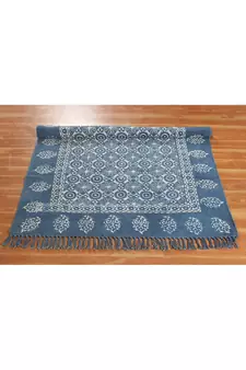 Indian Handmade Area Rug Outdoor Garden Cotton Rug Kitchen Kilim Dining Room Rug