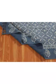 Indian Handmade Area Rug Outdoor Garden Cotton Rug Kitchen Kilim Dining Room Rug