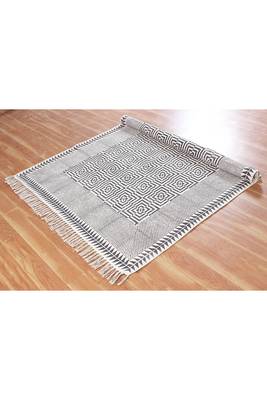 Outdoor garden Cotton rug Indian handmade Kitchen Dining Room Rug Bohemian Floor Mat 4