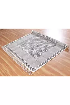 Outdoor garden Cotton rug Indian handmade Kitchen Dining Room Rug Bohemian Floor Mat