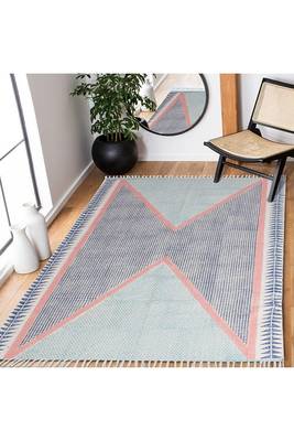 Handmade Block printed bedroom rug boho cotton rug Home decorative rug Floor area Carpet 2