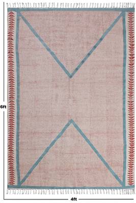 Handmade bedroom rug boho cotton rug Home decorative rug Indian rug Floor area Carpet 3