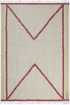 Handmade Rug Hand block print area rug Outdoor yoga rug Garden rug Home kitchen rug 1