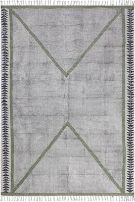 Boho area rug Kitchen flat weave cotton dhurrie Outdoor area rug Moroccan living room rug 1