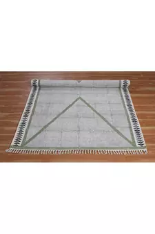 Boho area rug Kitchen flat weave cotton dhurrie Outdoor area rug Moroccan living room rug