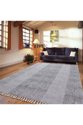 Cotton Rugs Handmade Area Rugs Hand Block Printed Boho Kilim Home Decor Carpet 2