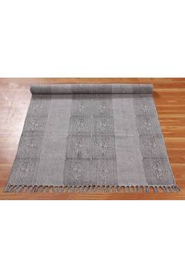 Cotton Rugs Handmade Area Rugs Hand Block Printed Boho Kilim Home Decor Carpet 4