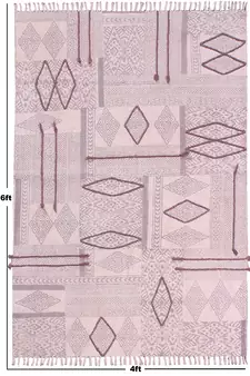 Living Room Area Rugs Handmade Cotton Durries Kitchen Rug Dining Room Carpet