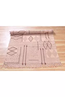 Living Room Area Rugs Handmade Cotton Durries Kitchen Rug Dining Room Carpet