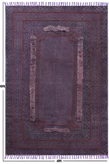 Dining Room Area Rug Geometric Area Carpet Handmade Pure Cotton Kilim